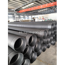 Tamaño personalizado de tubería corrugada de HDPE OEM